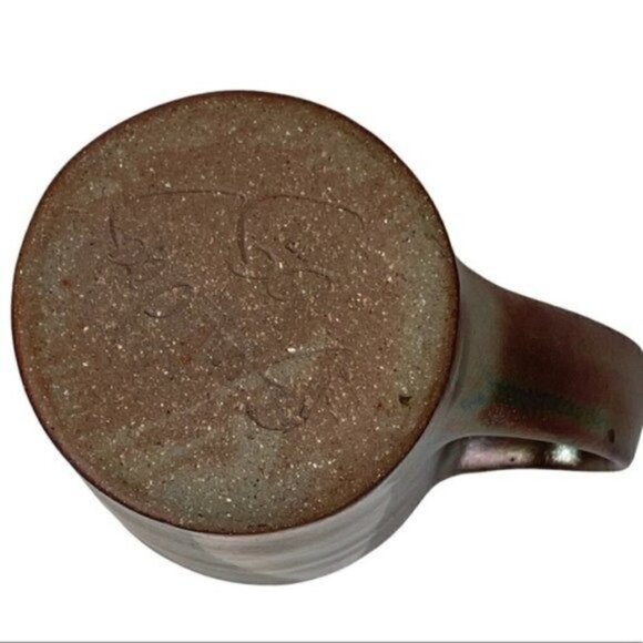 Studio Art Coffee Mug by Bruce Gholson of Bulldog Pottery Seagrove NC 12 ounces - Picture 8 of 13